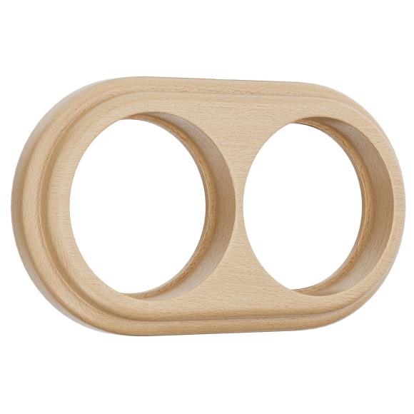 Рамка на 2 поста светлый бук W0025224