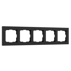 Рамка из поликарбоната на 5 постов Hammer черный W0052408 Рамка из поликарбоната на 5 постов Hammer черный W0052408