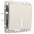 Выключатель одноклавишный с подсветкой (айвори матовый) W1110162