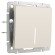 Выключатель одноклавишный с подсветкой (айвори матовый) W1110162