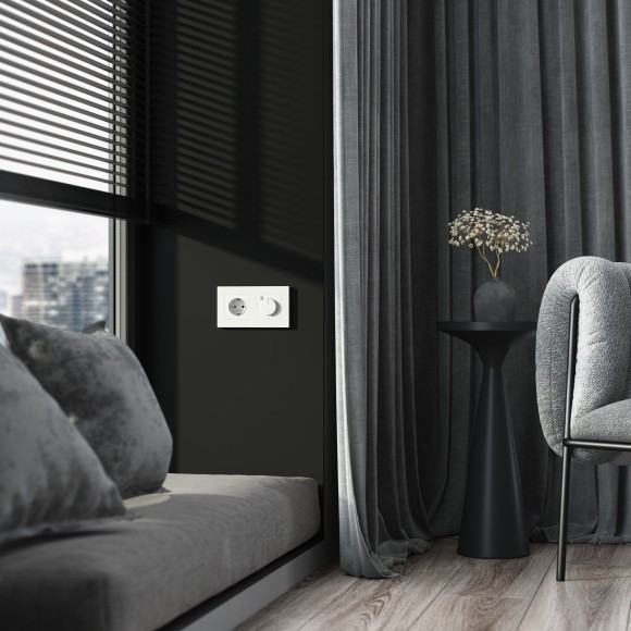 Терморегулятор электромеханический для теплого пола (белый) W1151101