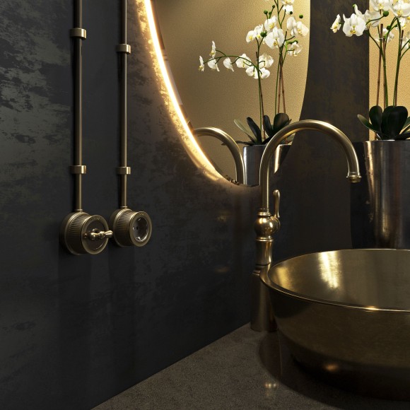 Выключатель на 4 положения двухклавишный бронзовый ретро W5720012 Выключатель на 4 положения двухклавишный бронзовый ретро W5720012