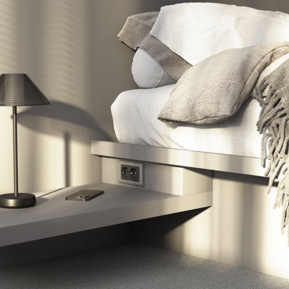 Розетка двойная с заземлением (графит матовый) W1172064 Розетка двойная с заземлением (графит матовый) W1172064