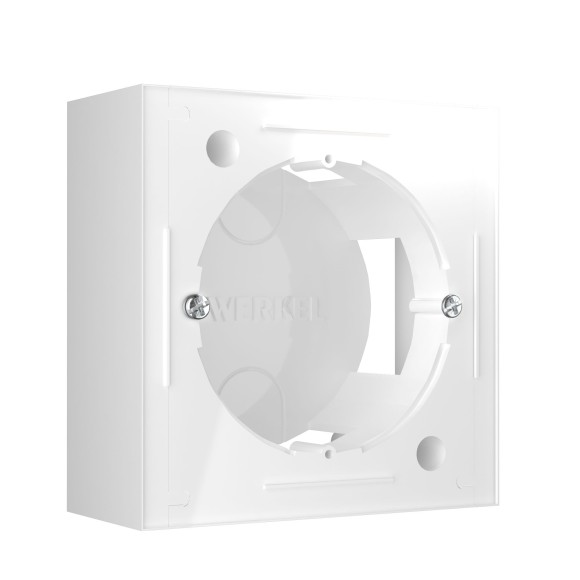 Коробка для накладного монтажа белый W8000001 Коробка для накладного монтажа белый W8000001