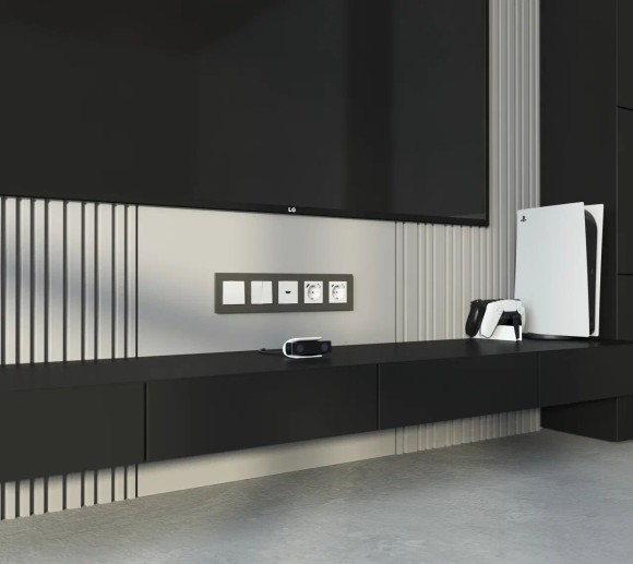 Рамка из поликарбоната на 5 постов Slab бронза софт W0052963 Рамка из поликарбоната на 5 постов Slab бронза софт W0052963