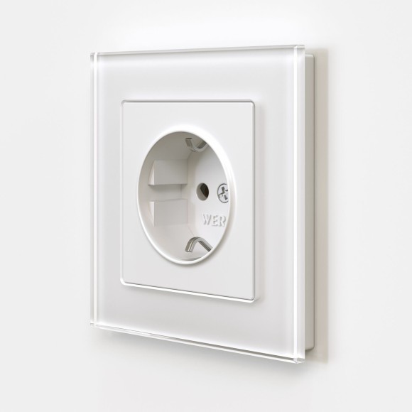 Розетка с заземлением и шторками (белый матовый) W1171161 Розетка с заземлением и шторками (белый матовый) W1171161