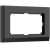 Рамка из поликарбоната для двойной розетки Stark черный W0081808
