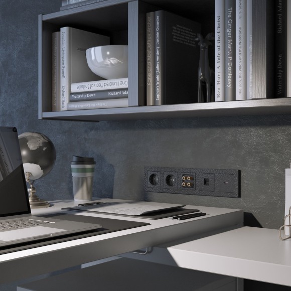 Накладка для розетки HDMI (Hammar черный) W1296008