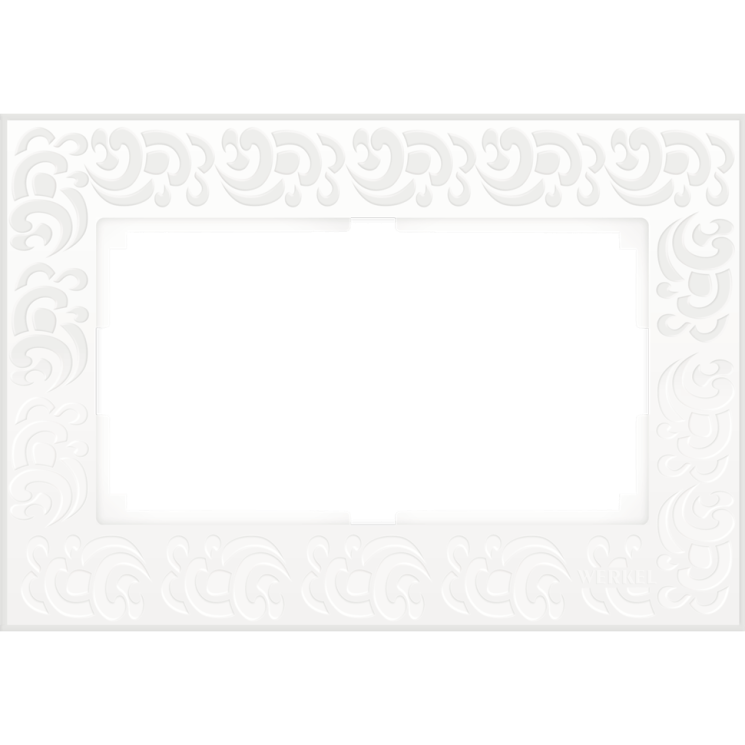 Рамка для двойной розетки (белый) WL05-Frame-01-DBL-white