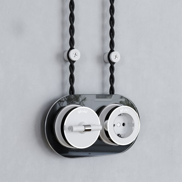 Изоляторы 100 шт белый матовый Vintage W6433401