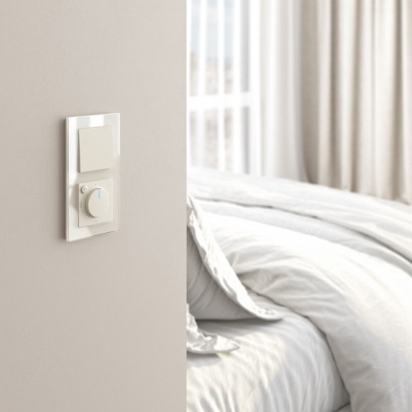 Терморегулятор электромеханический для теплого пола (айвори матовый) W1151162 Терморегулятор электромеханический для теплого пола (айвори матовый) W1151162