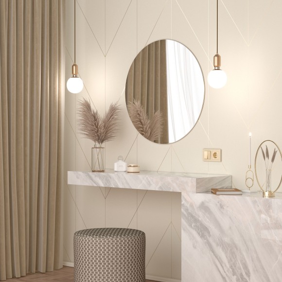 Розетка с заземлением и шторками (шампань) W1171111 Розетка с заземлением и шторками (шампань) W1171111