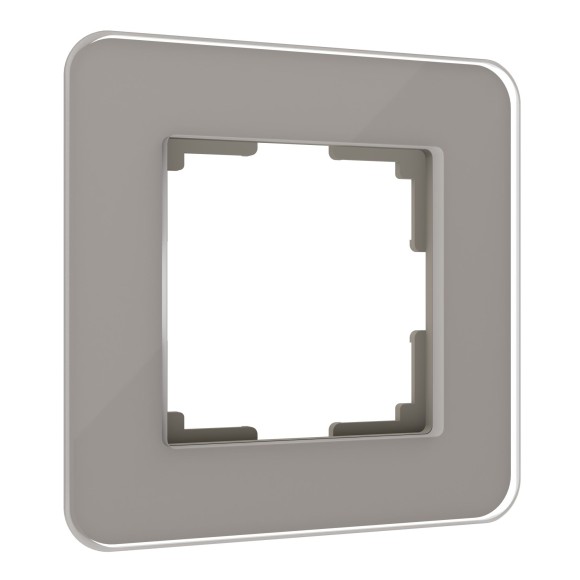 Рамка из стекла на 1 пост Elite дымчатый W0012417