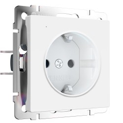 Розетка с подсветкой W (белый матовый) W1171461