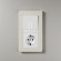 Розетка с заземлением, безвинтовой зажим (белая) W1171301