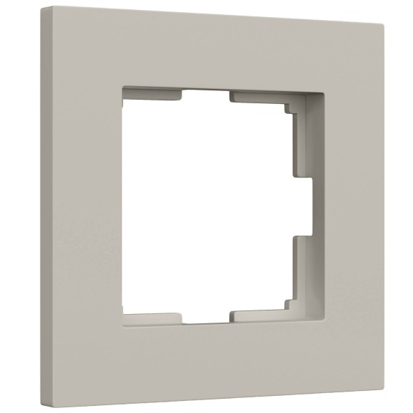 W0012917/ Рамка на 1 пост Slab (дымчатый софт) W0012917