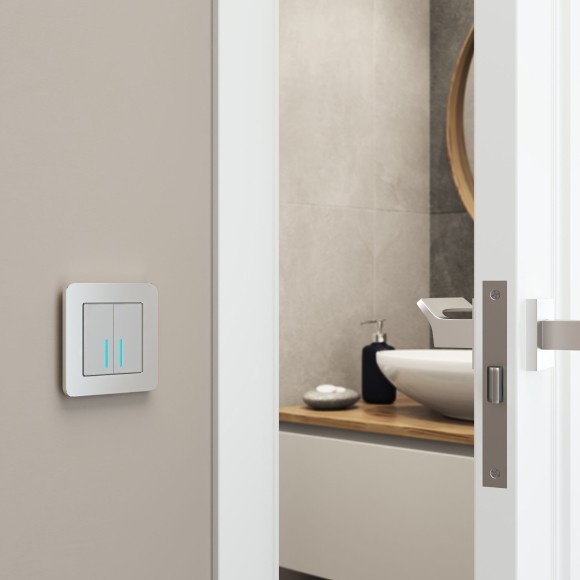 Рамка из металла на 1 пост Platinum алюминий W0012606