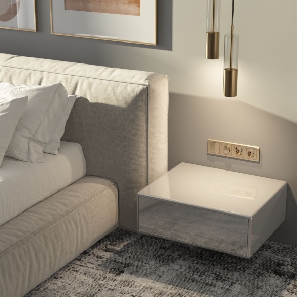 Рамка из поликарбоната на 4 поста Stream шампань W0042111 Рамка из поликарбоната на 4 поста Stream шампань W0042111