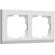 Рамка из поликарбоната на 2 поста Stark белый W0021801 Рамка из поликарбоната на 2 поста Stark белый W0021801