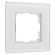 Рамка из стекла на 1 пост Senso белый soft-touch W0013101