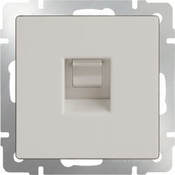 Розетка Ethernet RJ-45  (слоновая кость) WL03-RJ-45-ivory
