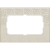 Рамка для двойной розетки (слоновая кость) WL05-Frame-01-DBL-ivory Werkel