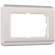 Рамка из поликарбоната для двойной розетки Stream перламутровый W0082113