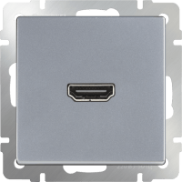 Розетка HDMI (серебряный) WL06-60-11