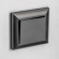 Рамка из поликарбоната на 1 пост Fiore черный W0012208 Рамка из поликарбоната на 1 пост Fiore черный W0012208