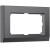 Рамка из поликарбоната для двойной розетки Stark графит матовый W0081864