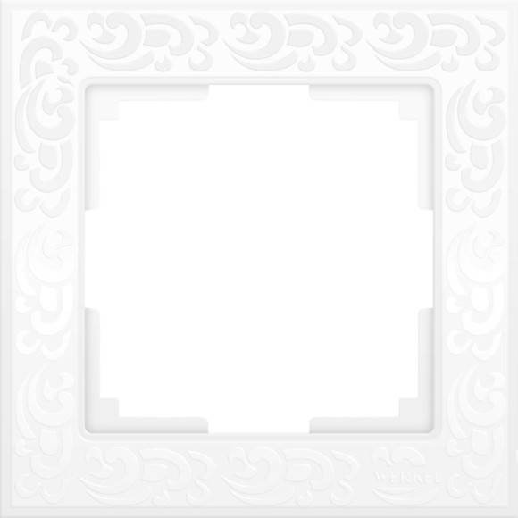 Рамка на 1 пост (белый) WL05-Frame-01-white Werkel