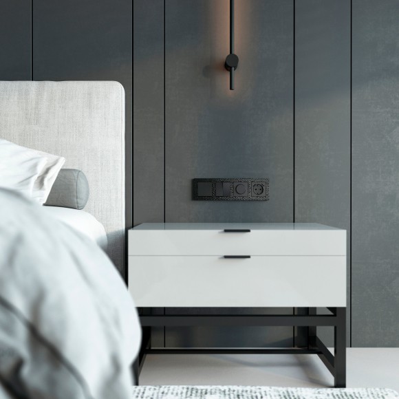 Рамка из поликарбоната на 4 поста Hammer черный W0042408 Рамка из поликарбоната на 4 поста Hammer черный W0042408