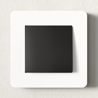 Белый/черный soft-touch