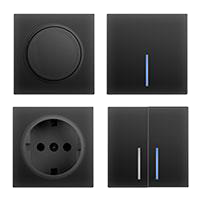 Черный матовый